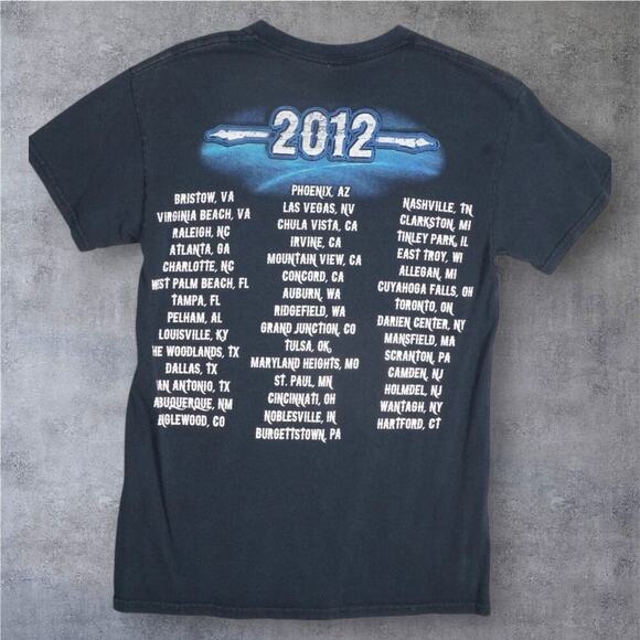 Vintage 2012 KISS “The Tour” Concert T-Shirt – Gildan Heavy Cotton – Size Small - Picture 2 of 6